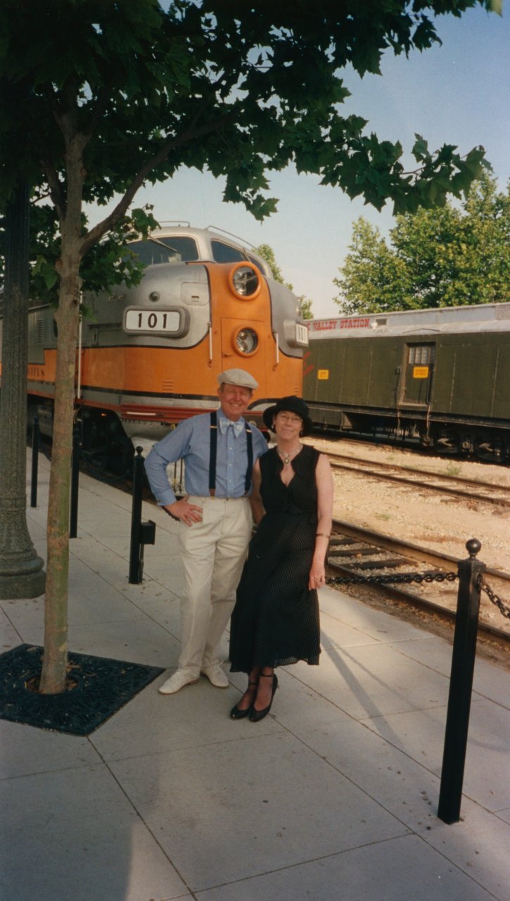 AandM on mystery murder train ride 2002